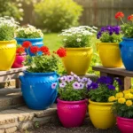 How to Paint Clay Pots for a Bright and Cheerful Garden Look