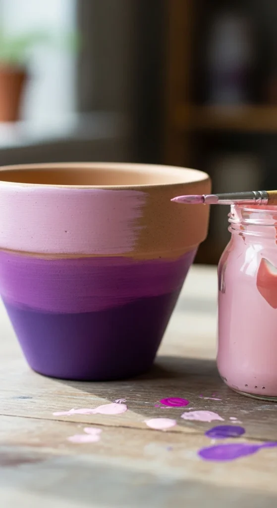 Painting the Ombre Effect