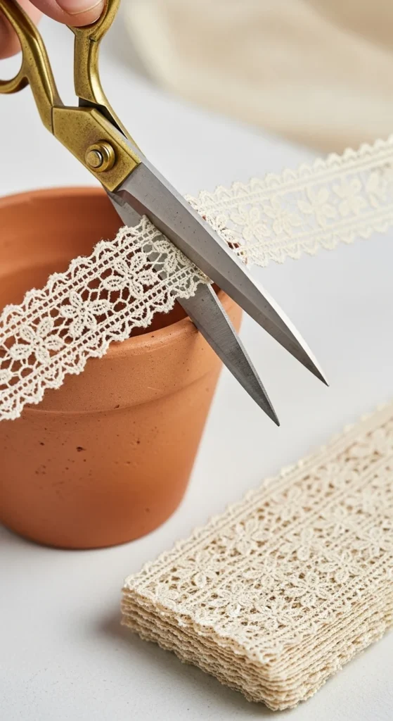 Prepare the Lace Fabric